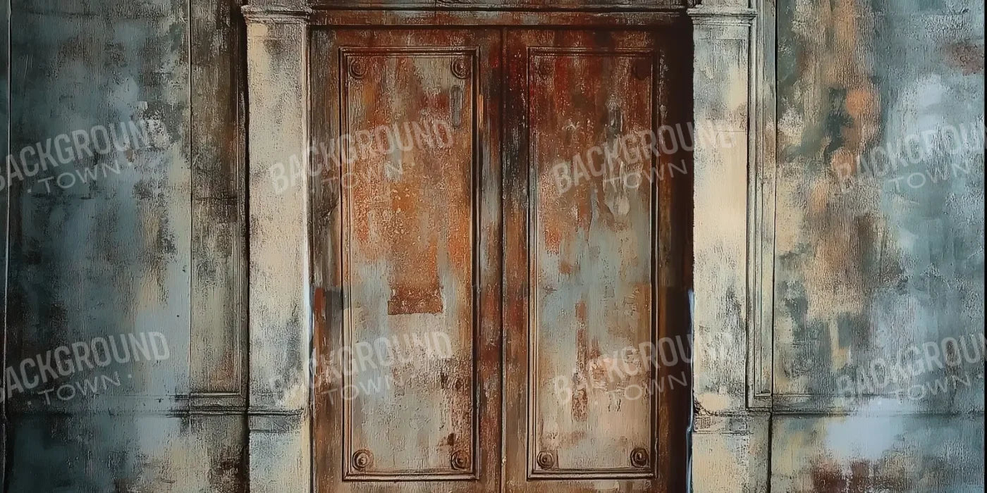 Rustic Castle Door 20’x10’ UltraCloth (240 x 120 inch) Backdrop