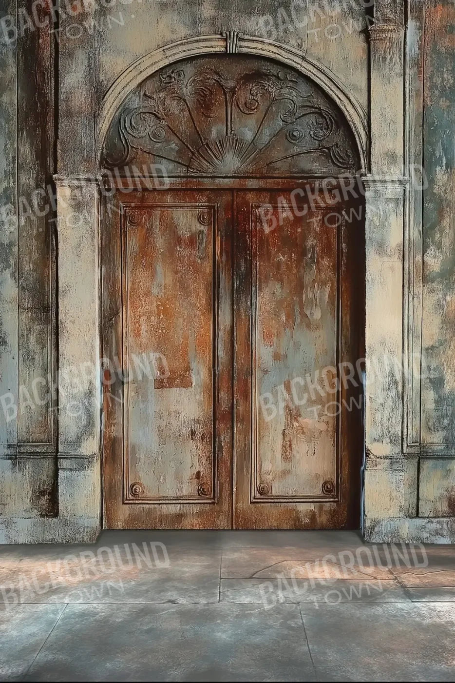 Rustic Castle Door 8’x12’ UltraCloth (96 x 144 inch) Backdrop