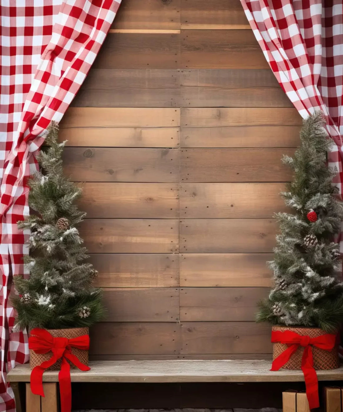 Red , White , Brown  Backdrop for Photography