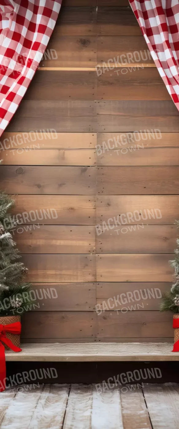Rustic Christmas I 5’X12’ Ultracloth For Westcott X-Drop (60 X 144 Inch) Backdrop