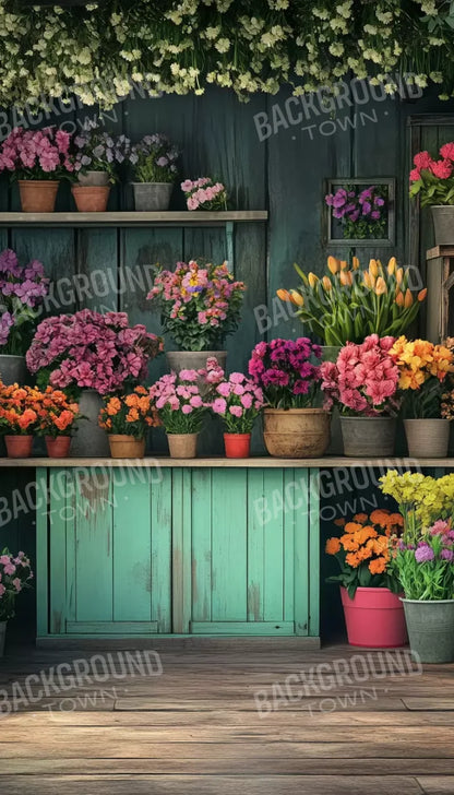 Rustic Flower Shop 8’x14’ UltraCloth (96 x 168 inch) Backdrop