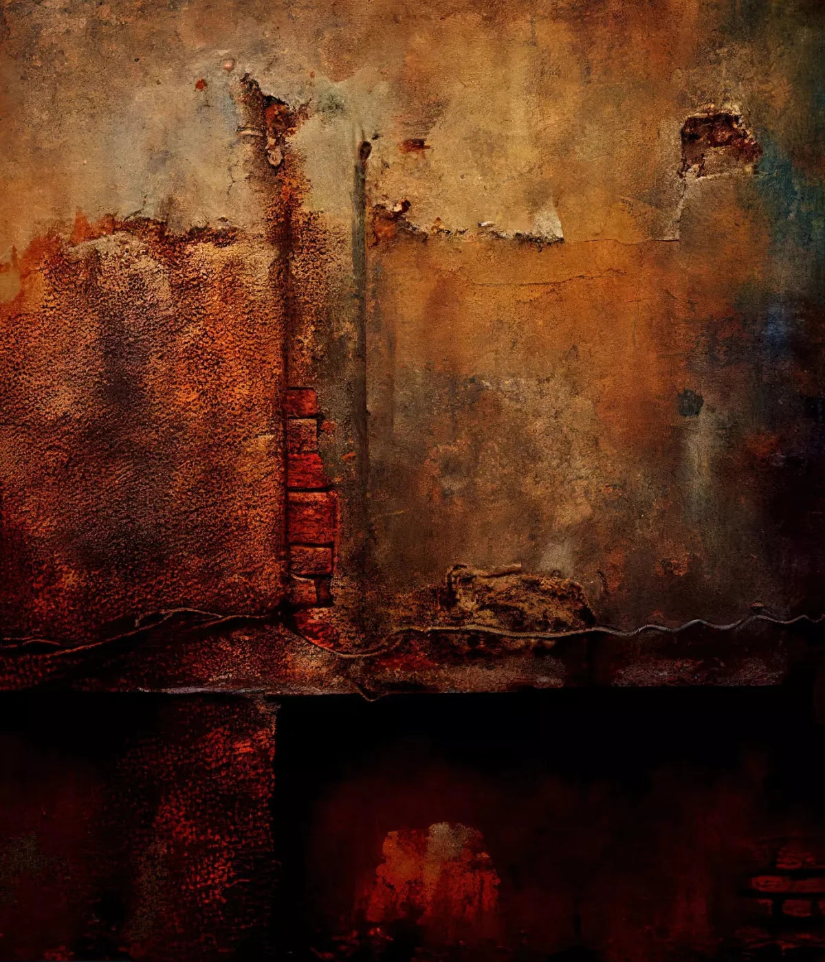 Rustic Reds Ii 10X12 Ultracloth ( 120 X 144 Inch ) Backdrop