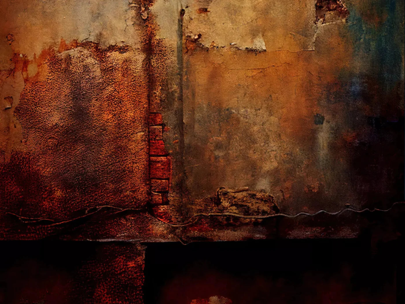 Rustic Reds Ii 10X8 Fleece ( 120 X 96 Inch ) Backdrop