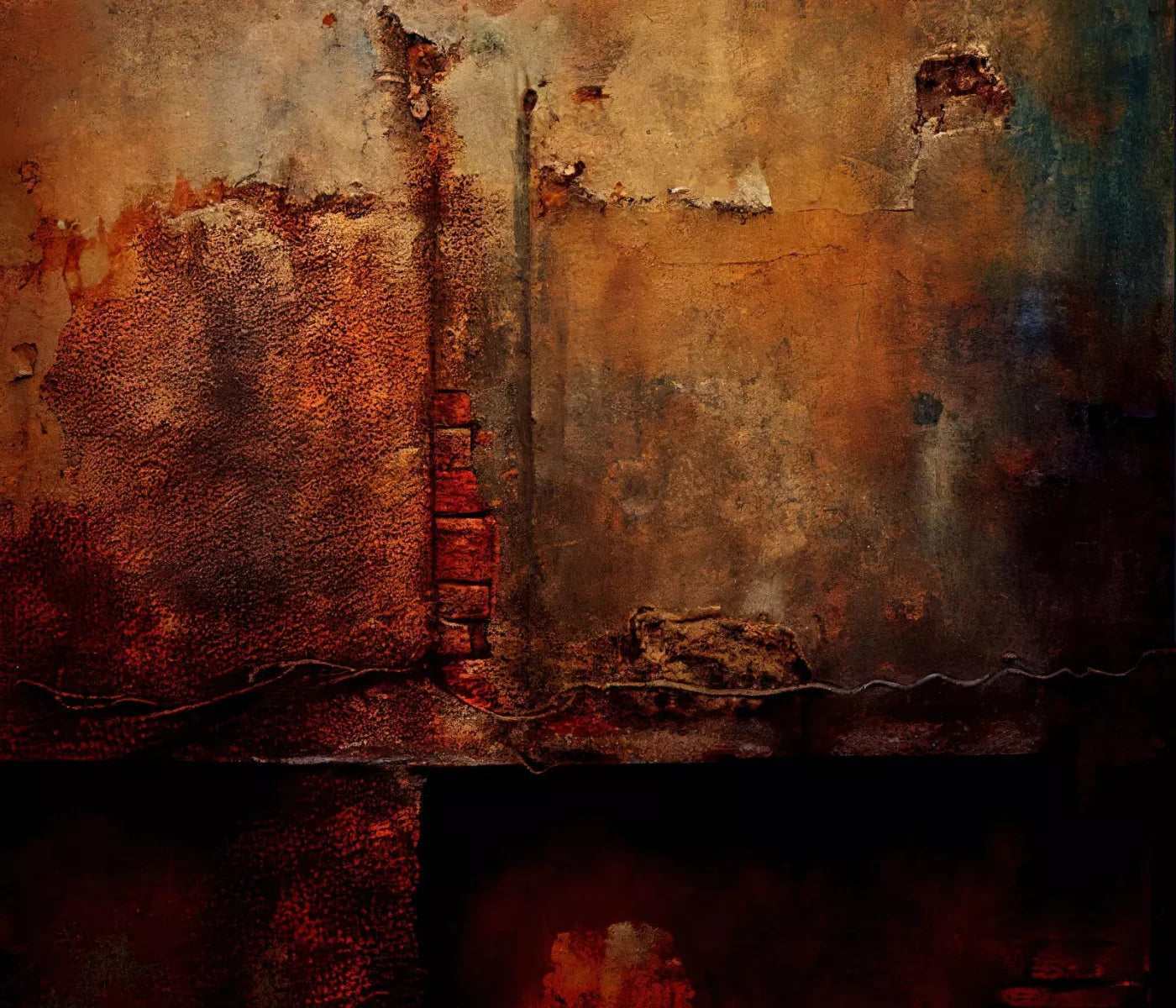 Rustic Reds Ii 12X10 Ultracloth ( 144 X 120 Inch ) Backdrop