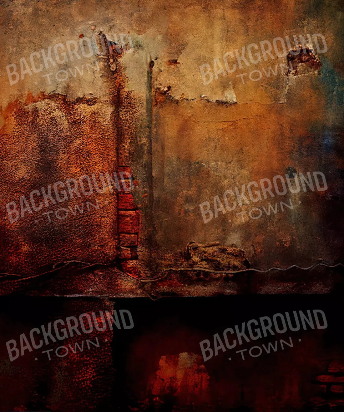 Red Urban Grunge Backdrop for Photography