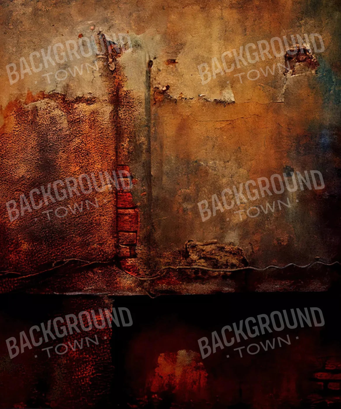 Red Urban Grunge Backdrop for Photography