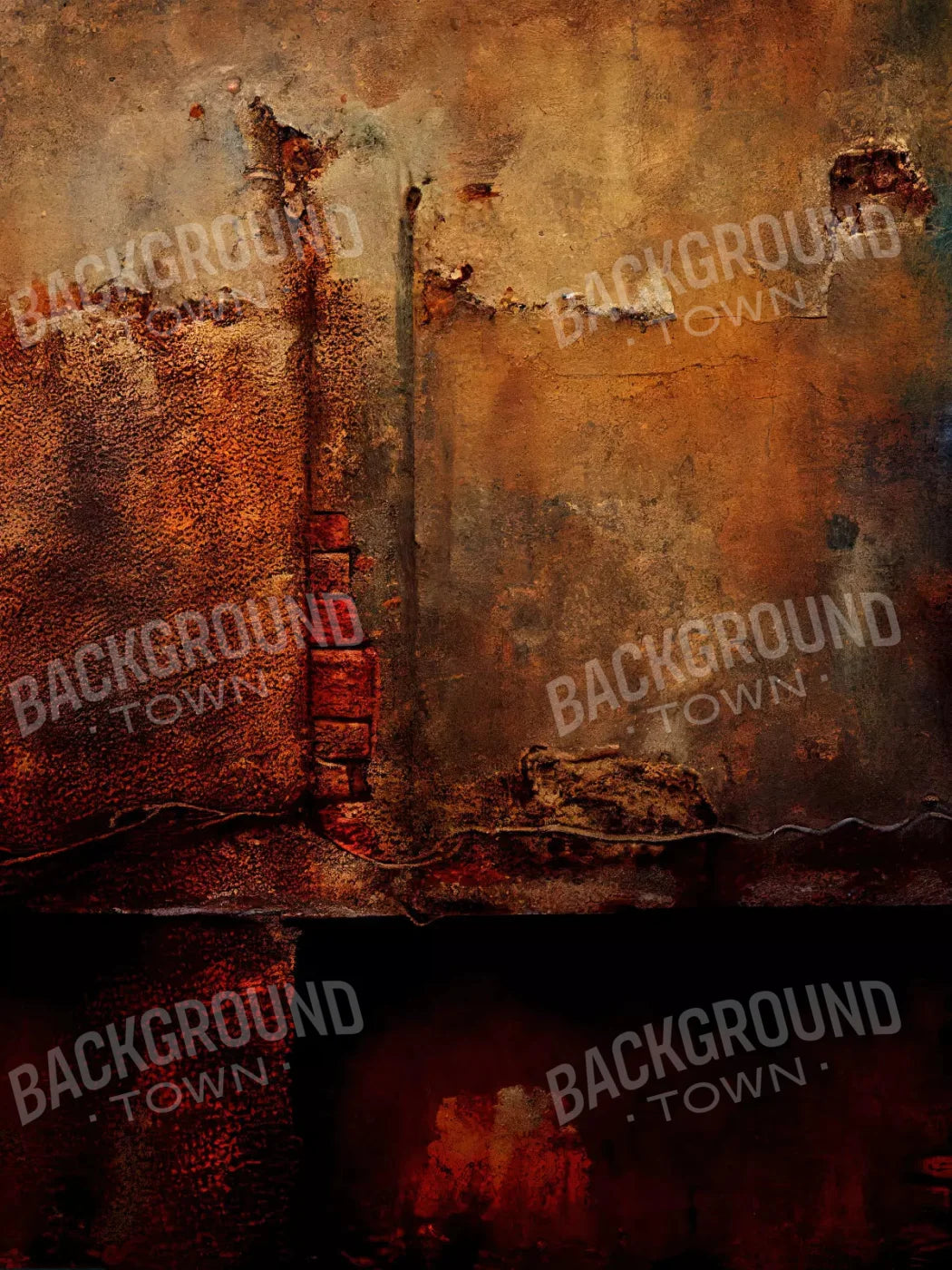 Rustic Reds Ii 5X68 Fleece ( 60 X 80 Inch ) Backdrop