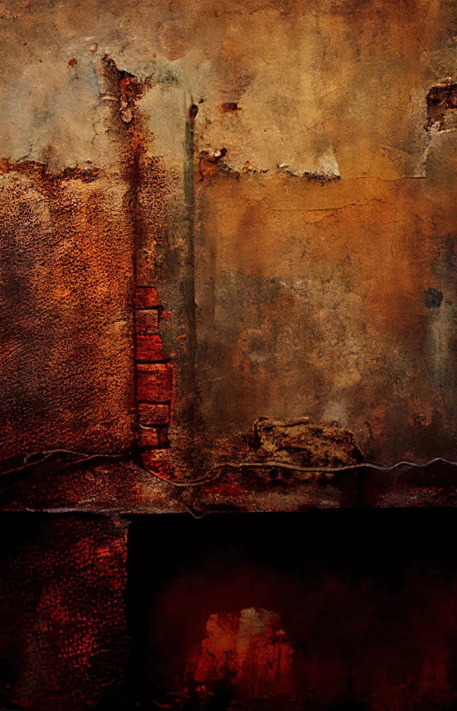 Rustic Reds Ii 8X12 Ultracloth ( 96 X 144 Inch ) Backdrop
