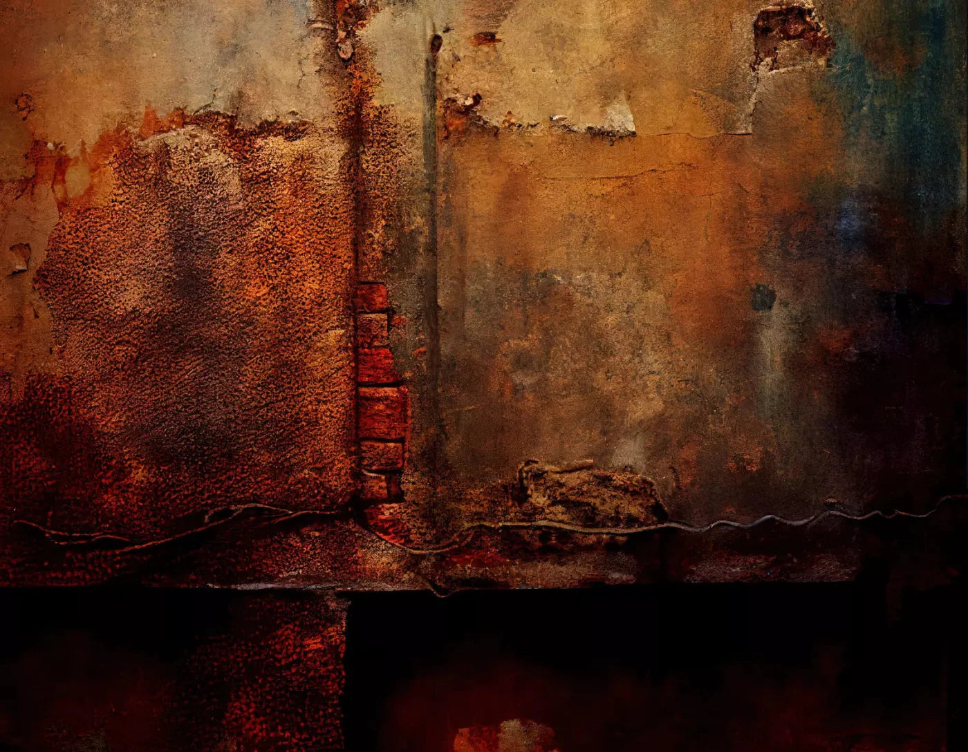 Rustic Reds Ii 8X6 Fleece ( 96 X 72 Inch ) Backdrop