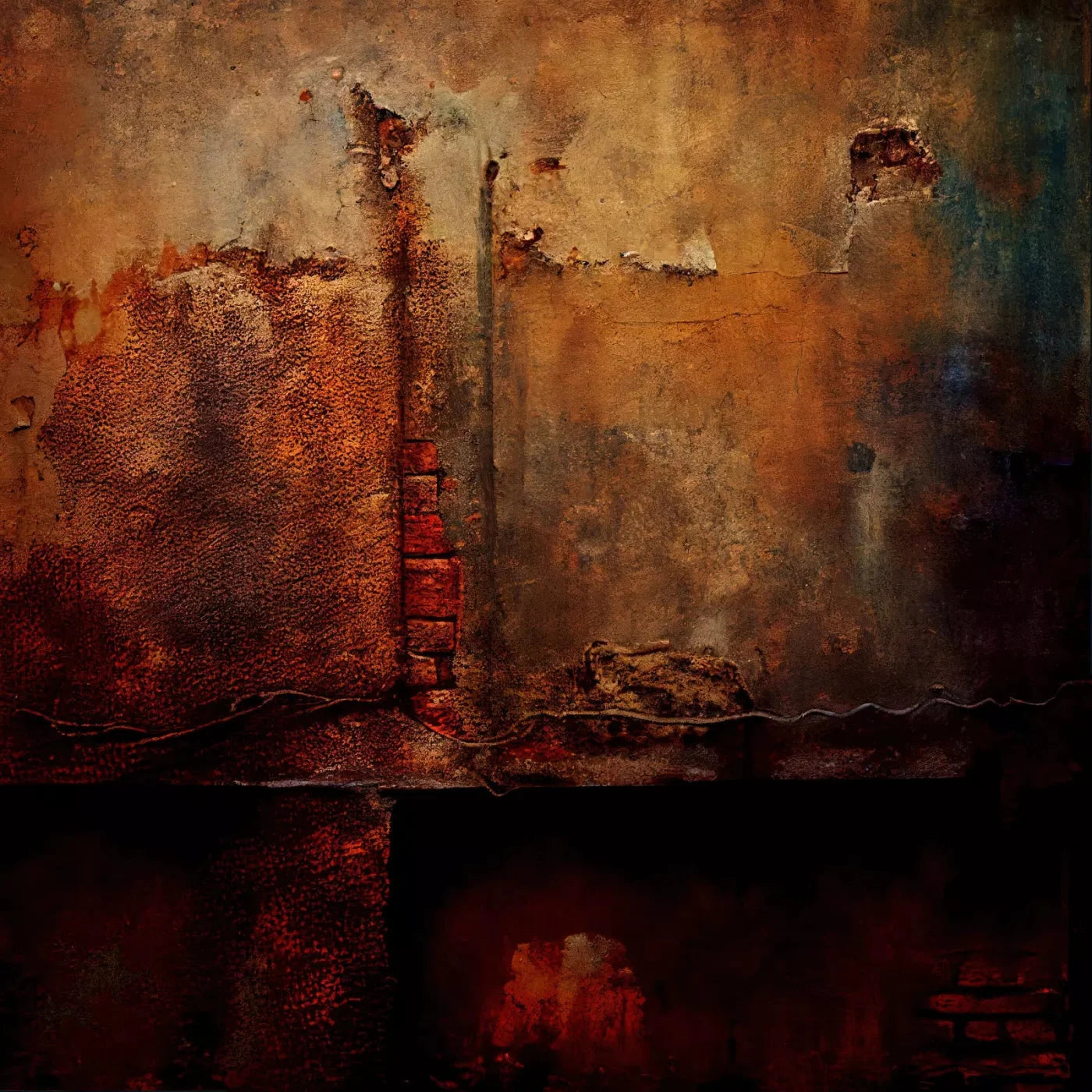 Rustic Reds Ii 8X8 Fleece ( 96 X Inch ) Backdrop
