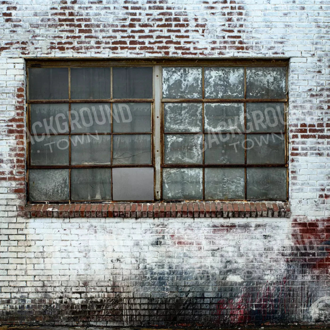 Rustic Window Wall 10X10 Ultracloth ( 120 X Inch ) Backdrop