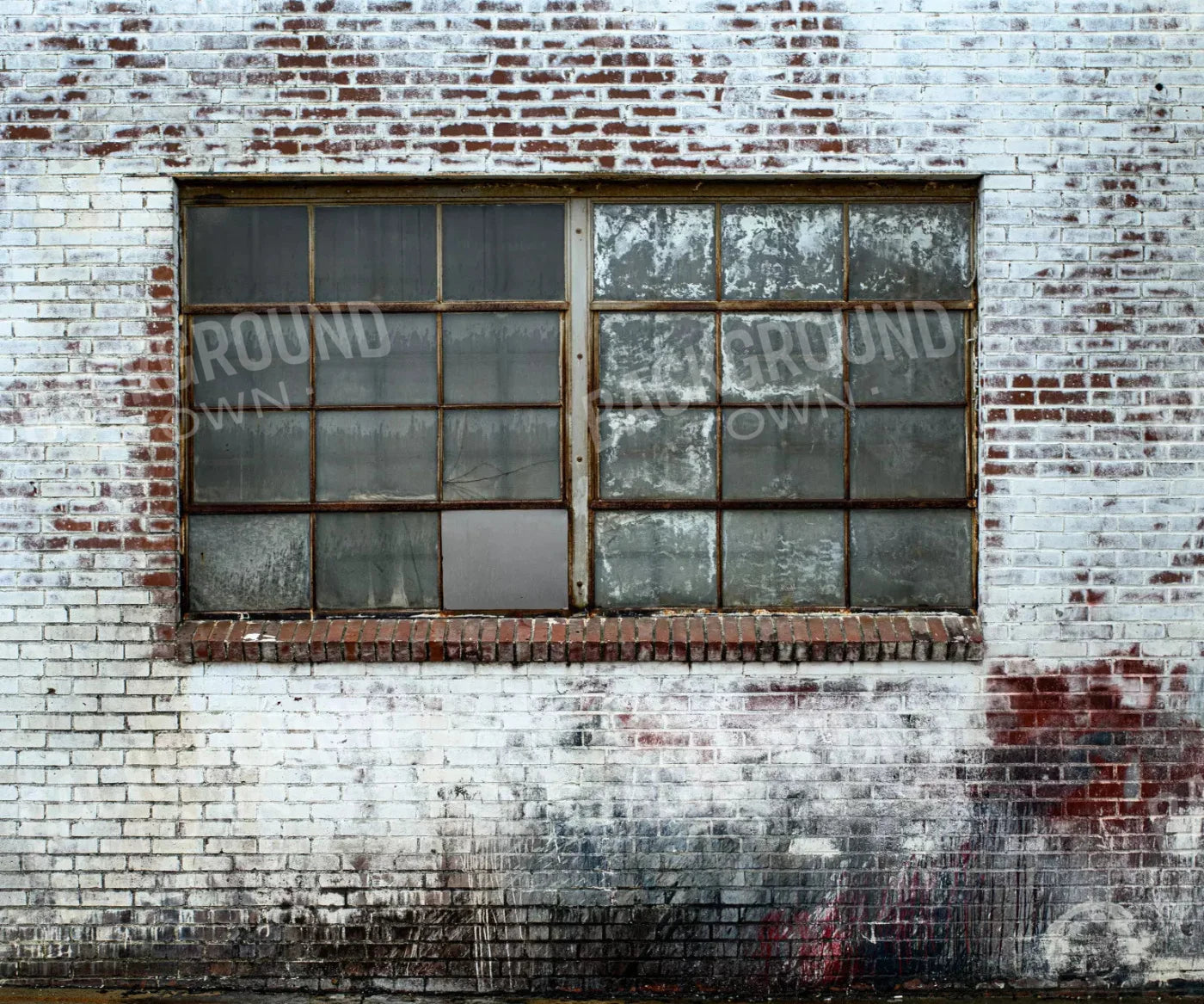 Rustic Window Wall 5X42 Fleece ( 60 X 50 Inch ) Backdrop