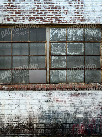 Rustic Window Wall 5X68 Fleece ( 60 X 80 Inch ) Backdrop