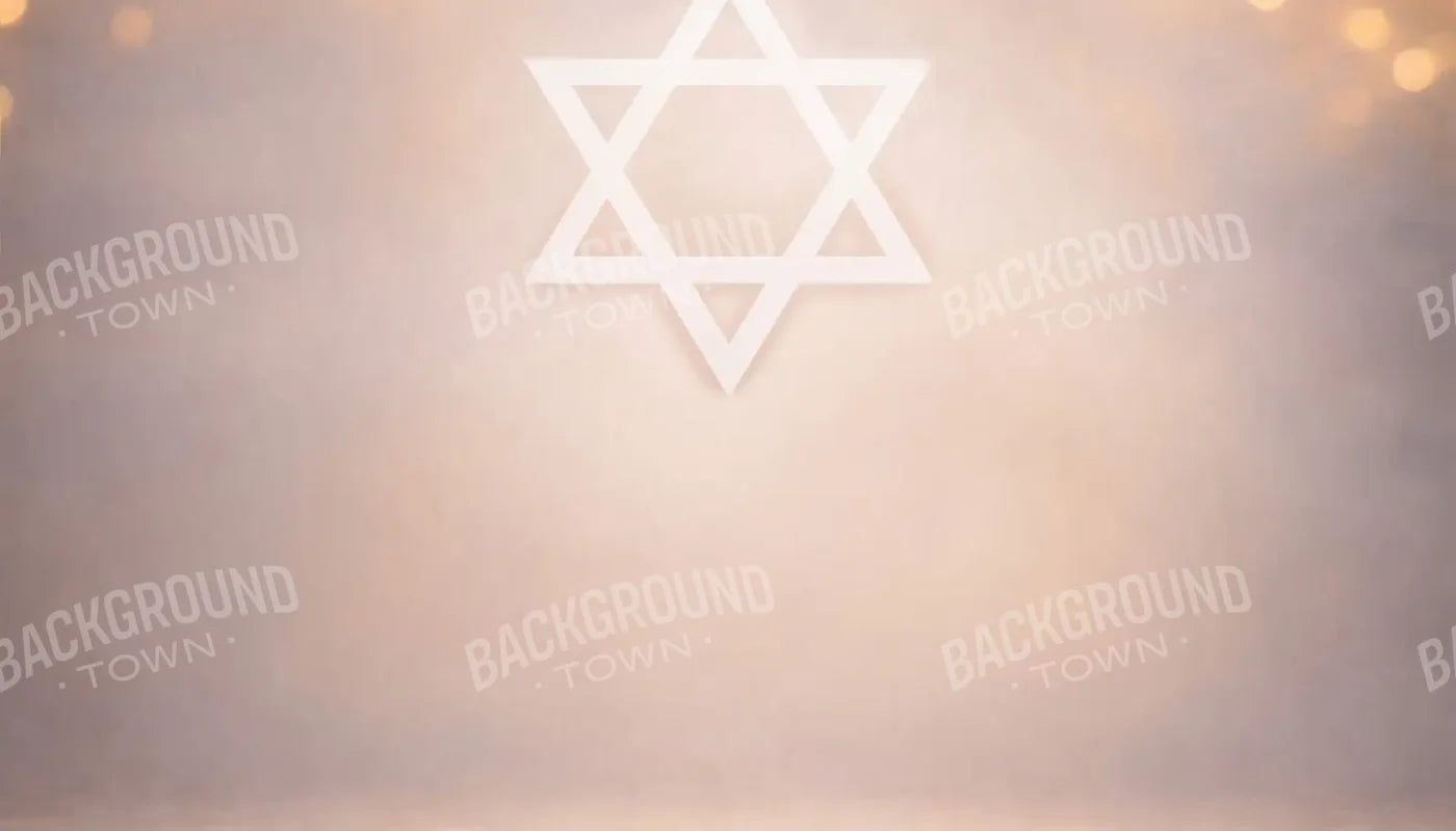 Sacred Hanukkah Glow 14’x8’ UltraCloth (168 x 96 inch) Backdrop