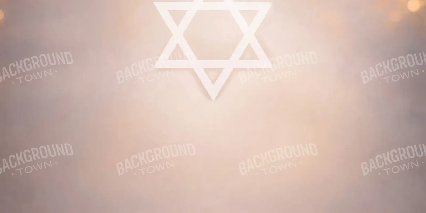 Sacred Hanukkah Glow 16’x8’ UltraCloth (192 x 96 inch) Backdrop