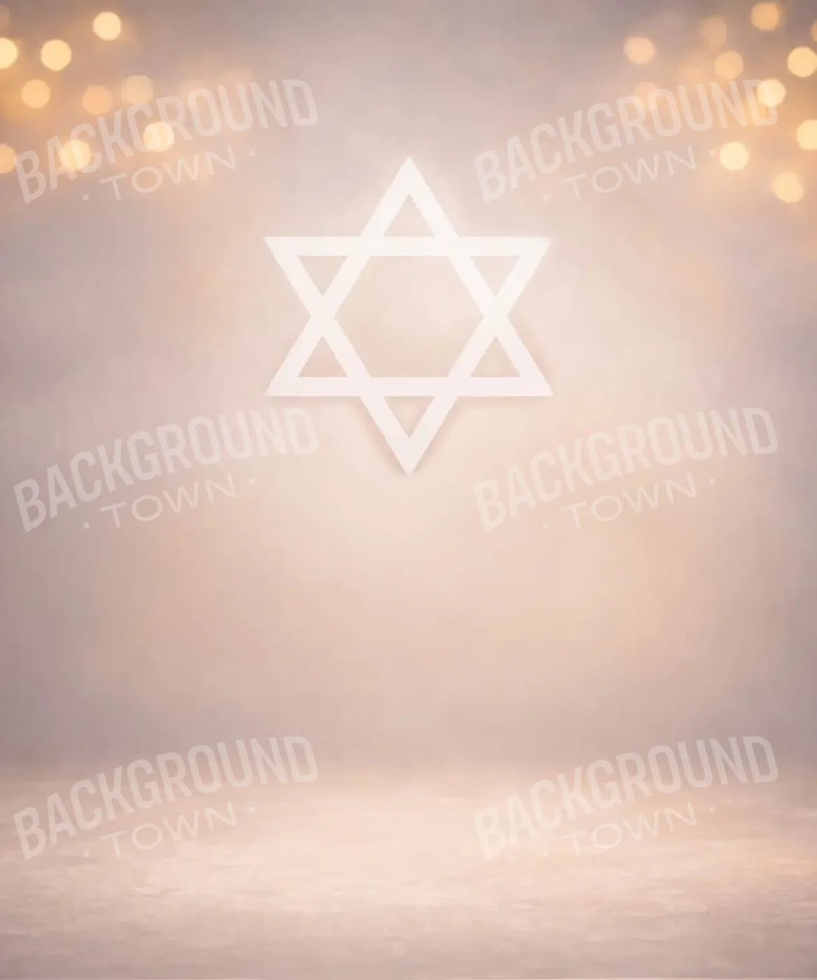 Beige Hanukkah  Backdrop for Photography