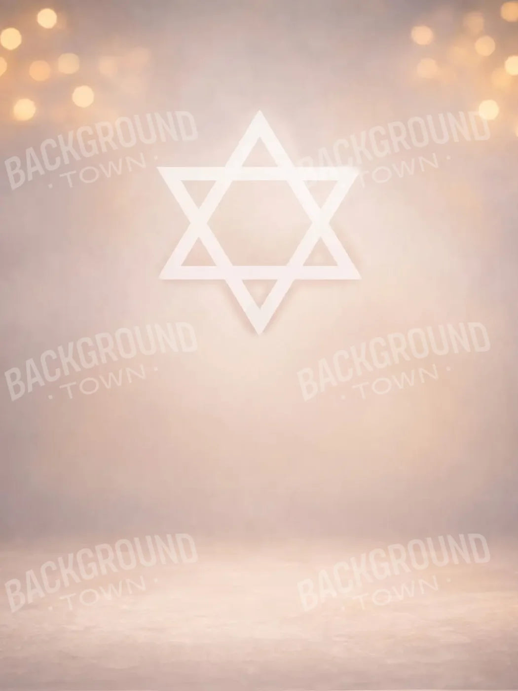 Sacred Hanukkah Glow 6’x8’ Fleece (72 x 96 inch) Backdrop
