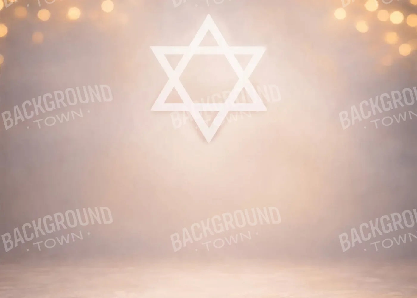 Sacred Hanukkah Glow 7’x5’ UltraCloth (84 x 60 inch) Backdrop