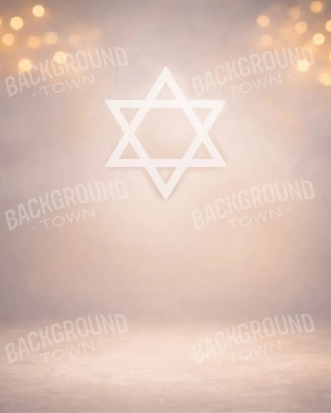 Sacred Hanukkah Glow 8’x10’ Fleece (96 x 120 inch) Backdrop