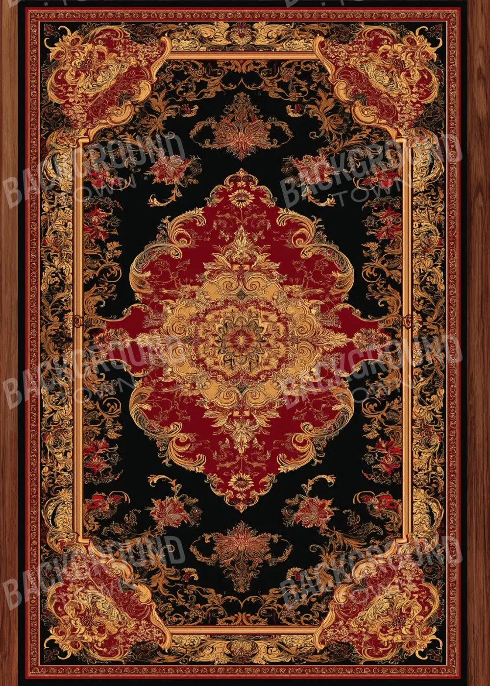 Saffron Dynasty RubberMat Floor 5’x7’ RubberMat Floor (60 x 84 inch) Backdrop