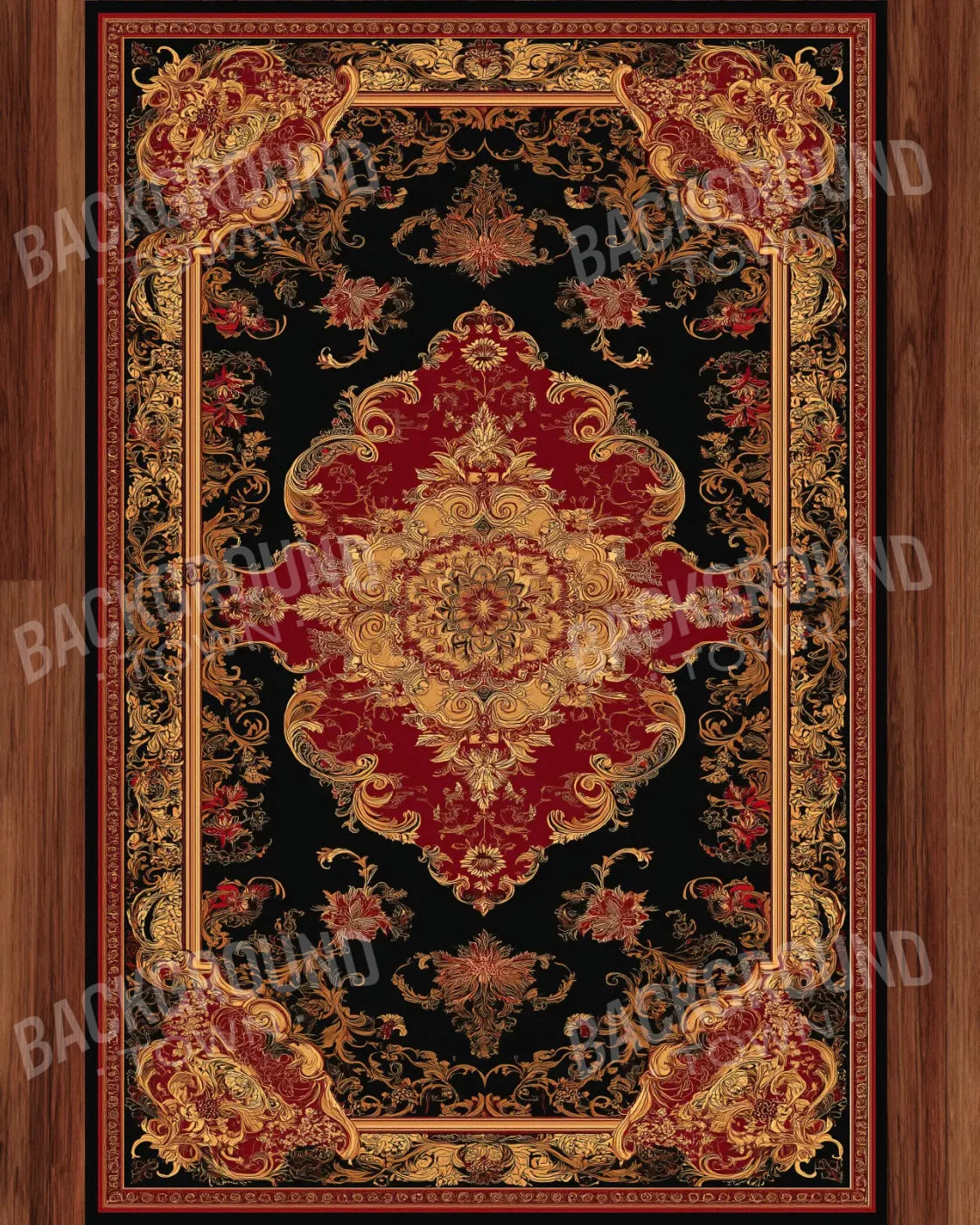 Saffron Dynasty RubberMat Floor 8’x10’ RubberMat Floor (96 x 120 inch) Backdrop