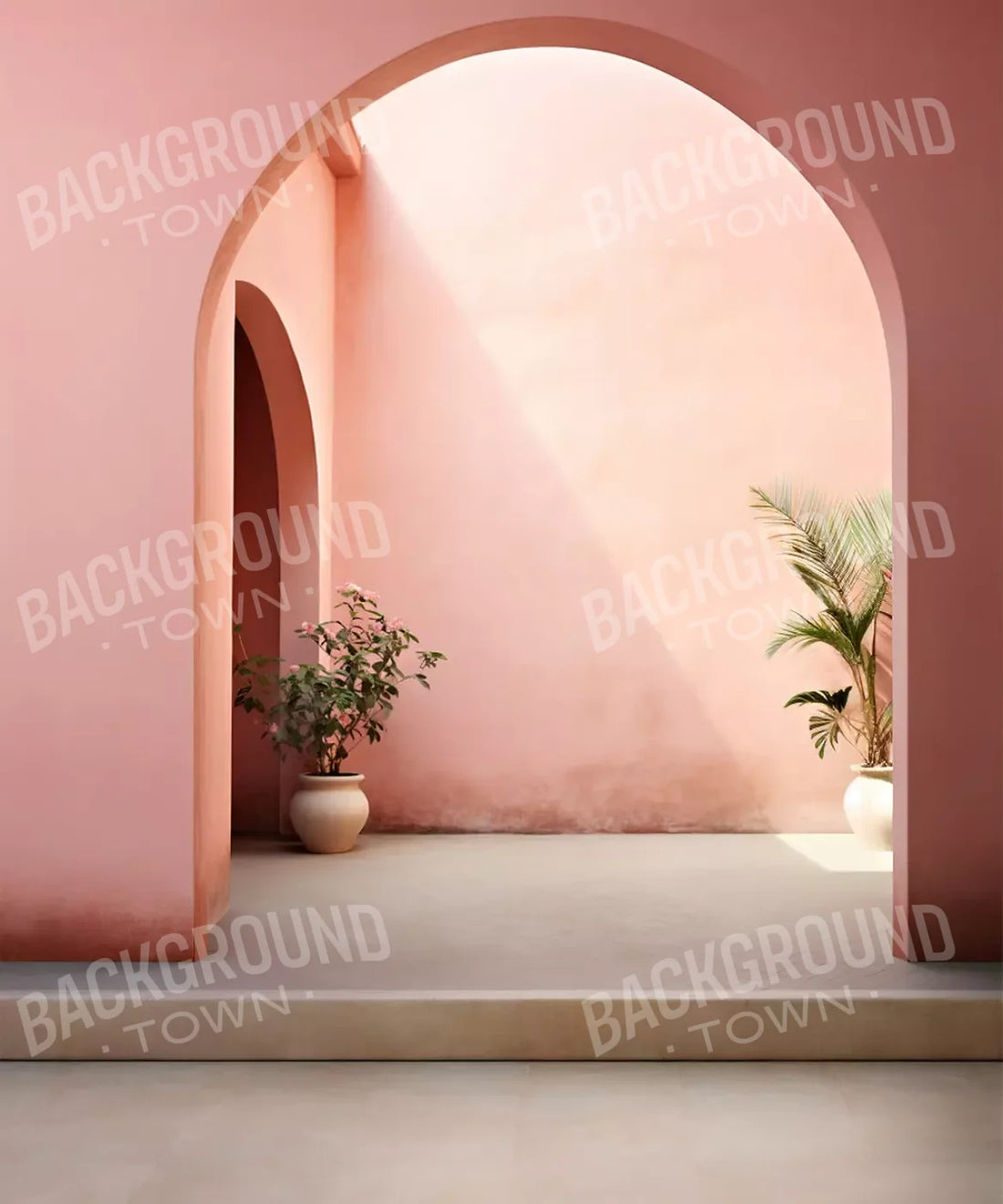 Arch , Pink  Backdrop for Photography