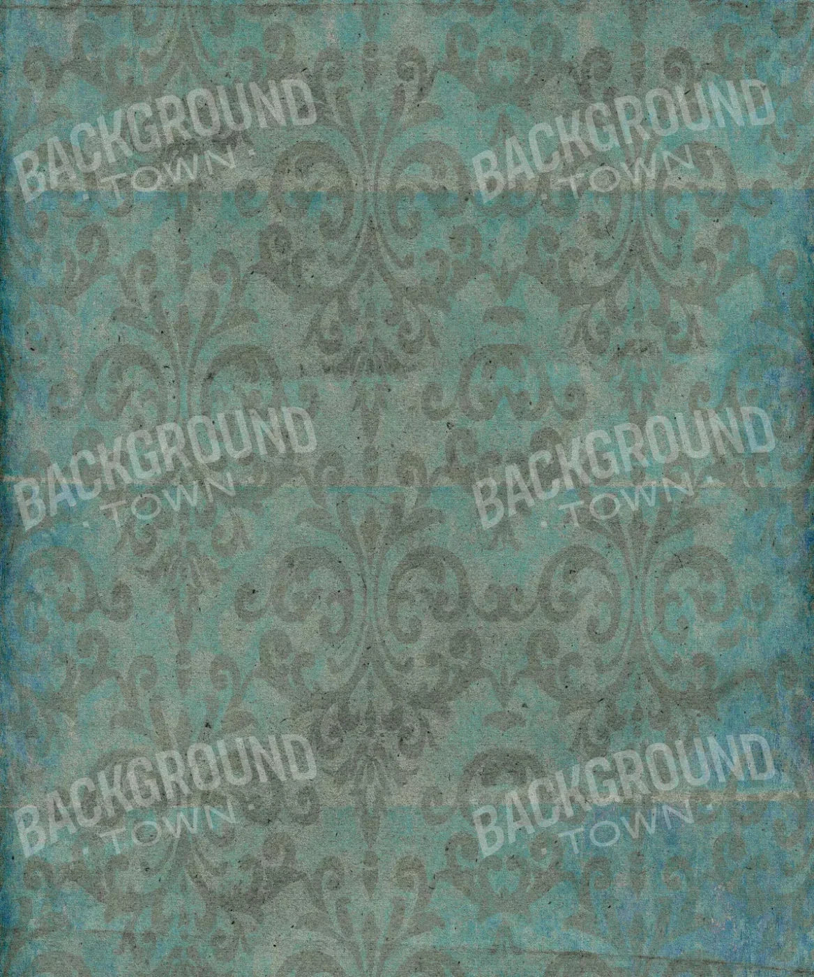 Green Damask Backdrop for Photography