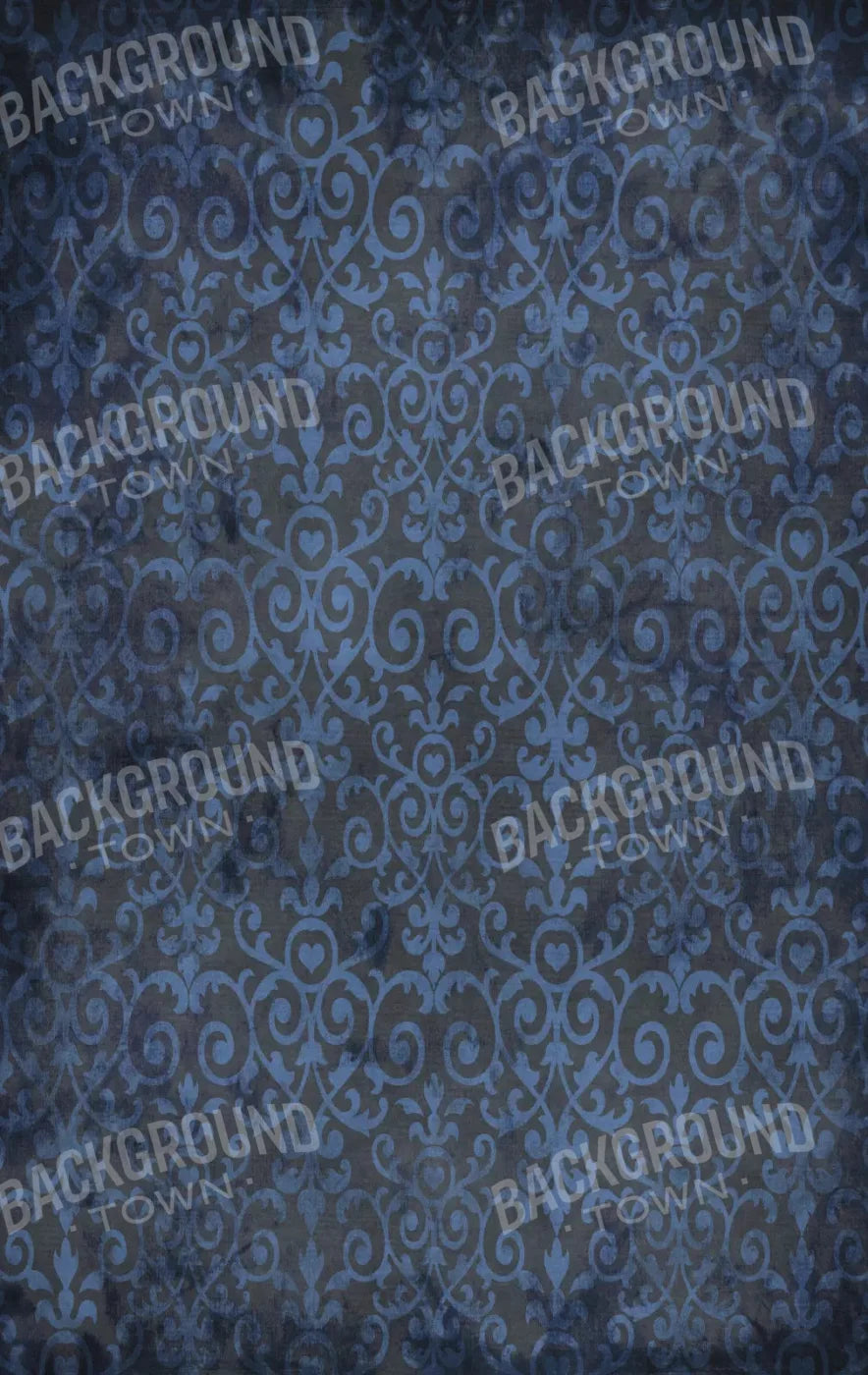 Sapphire Damask 10X16 Ultracloth ( 120 X 192 Inch ) Backdrop