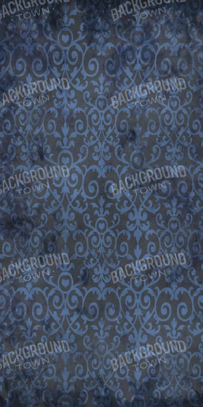 Sapphire Damask 10X20 Ultracloth ( 120 X 240 Inch ) Backdrop
