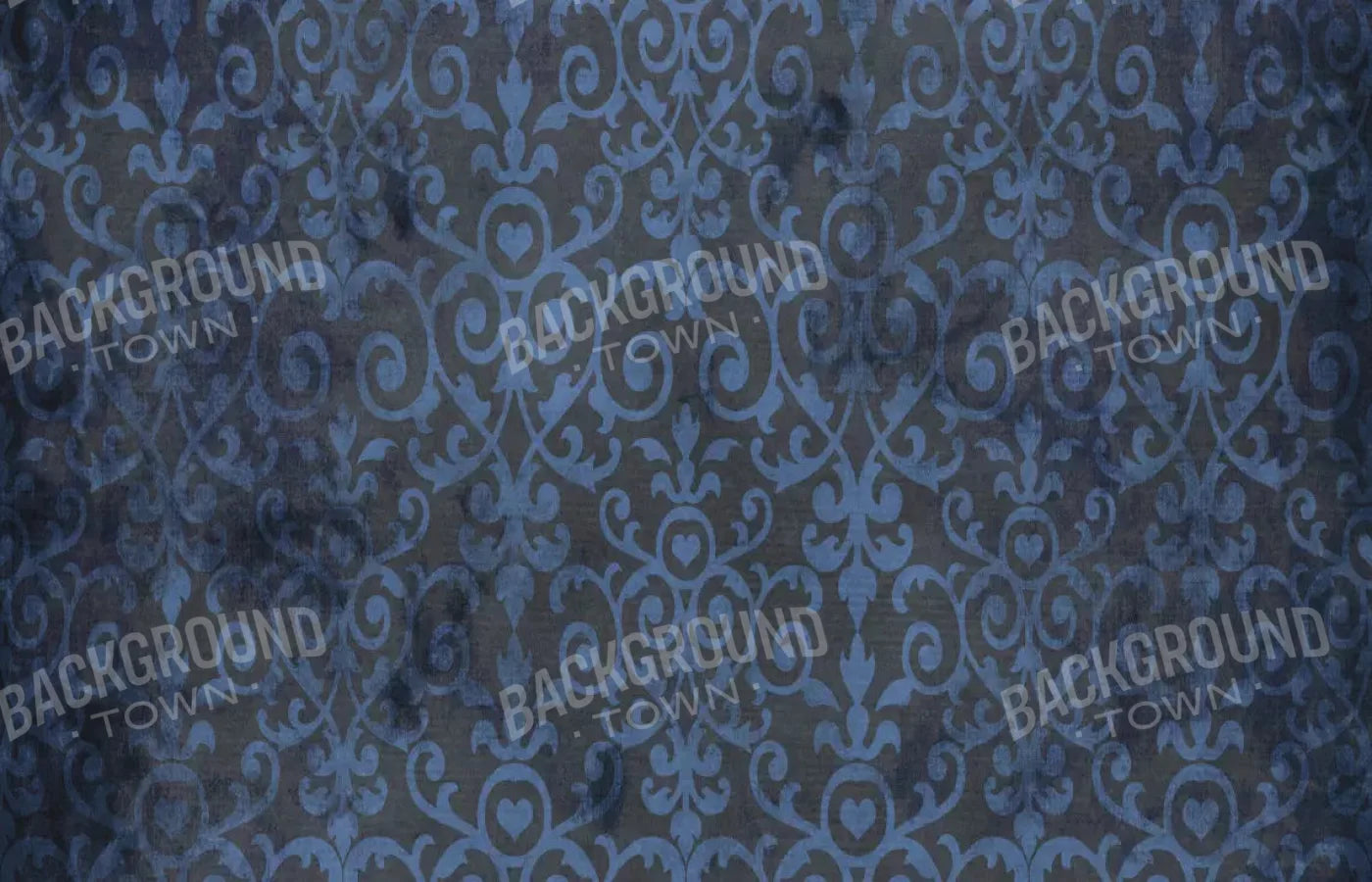 Sapphire Damask 12X8 Ultracloth ( 144 X 96 Inch ) Backdrop