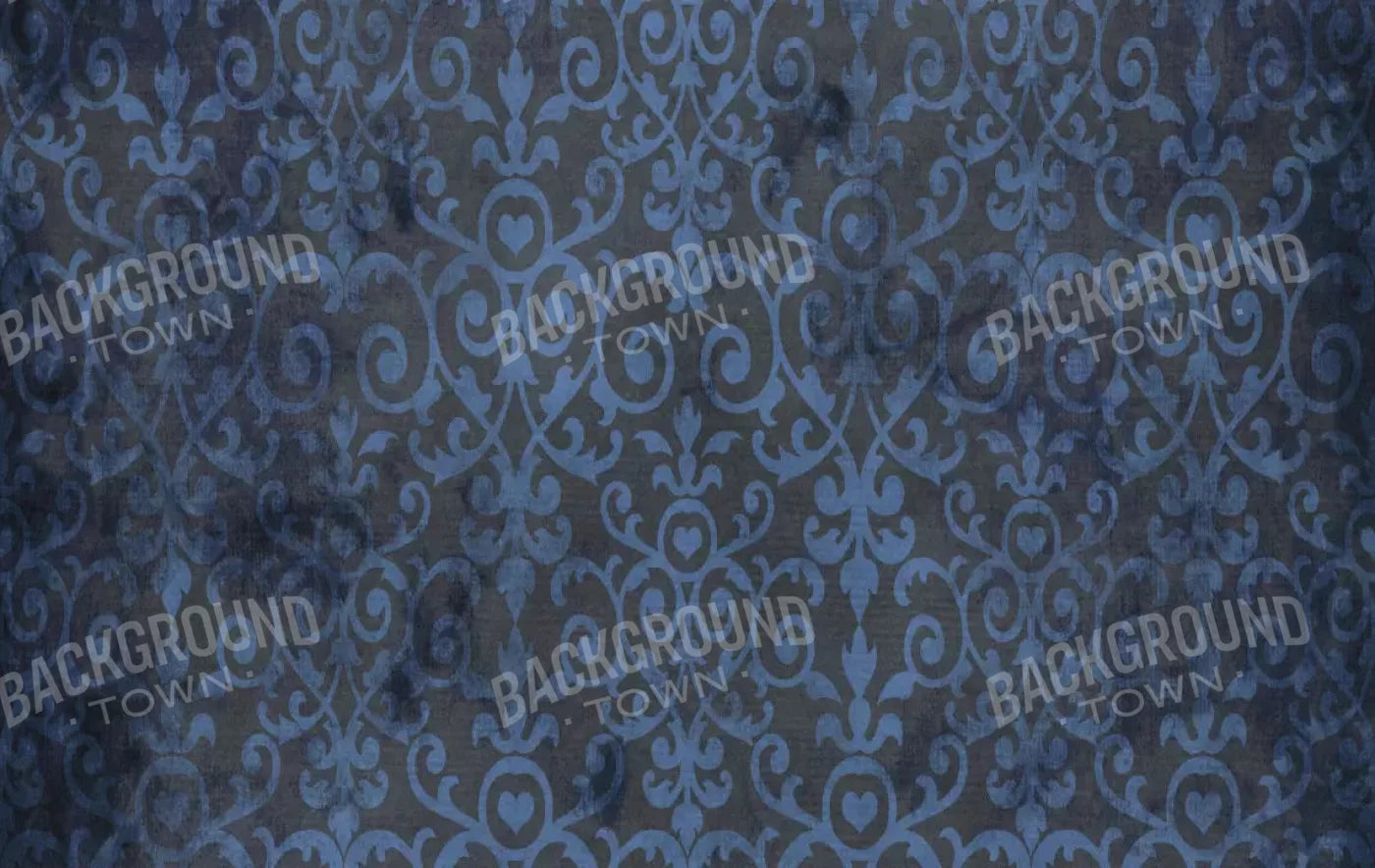 Sapphire Damask 16X10 Ultracloth ( 192 X 120 Inch ) Backdrop