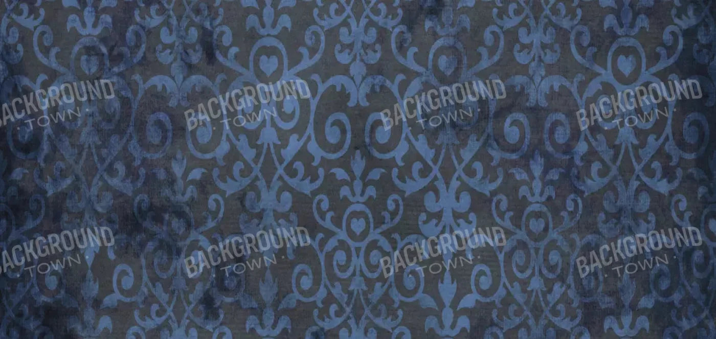 Sapphire Damask 16X8 Ultracloth ( 192 X 96 Inch ) Backdrop