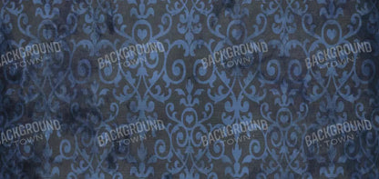 Sapphire Damask 16X8 Ultracloth ( 192 X 96 Inch ) Backdrop