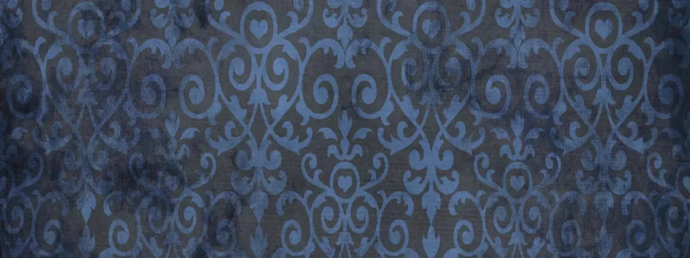 Sapphire Damask 20X8 Ultracloth ( 240 X 96 Inch ) Backdrop