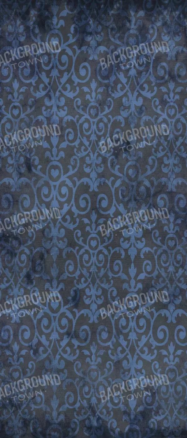 Sapphire Damask 5X12 Ultracloth For Westcott X-Drop ( 60 X 144 Inch ) Backdrop