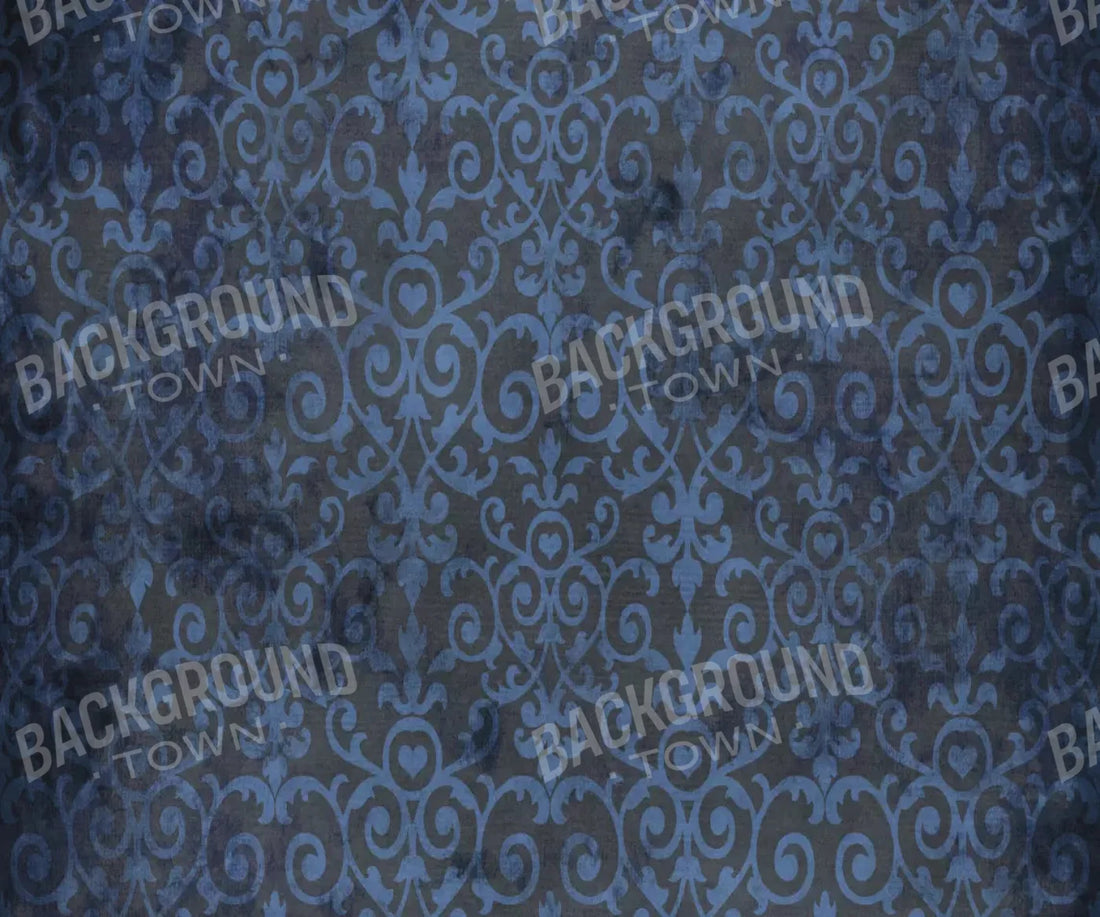 Sapphire Damask 5X42 Fleece ( 60 X 50 Inch ) Backdrop