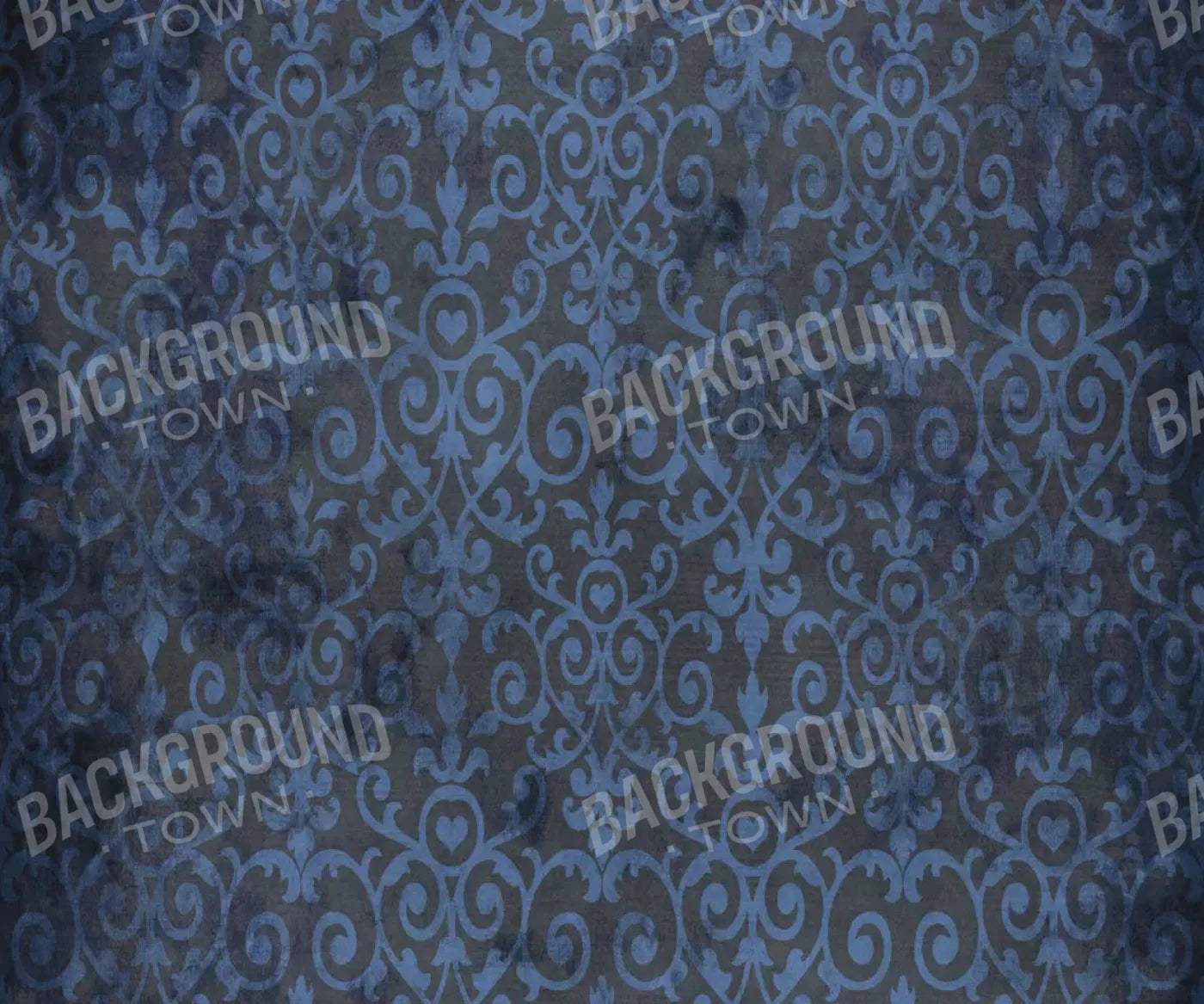 Sapphire Damask 5X42 Fleece ( 60 X 50 Inch ) Backdrop