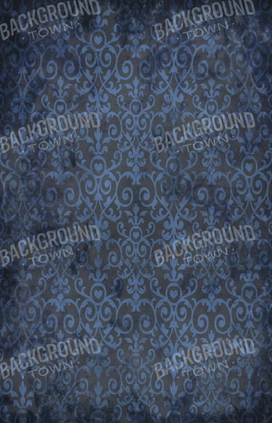 Sapphire Damask 8X12 Ultracloth ( 96 X 144 Inch ) Backdrop