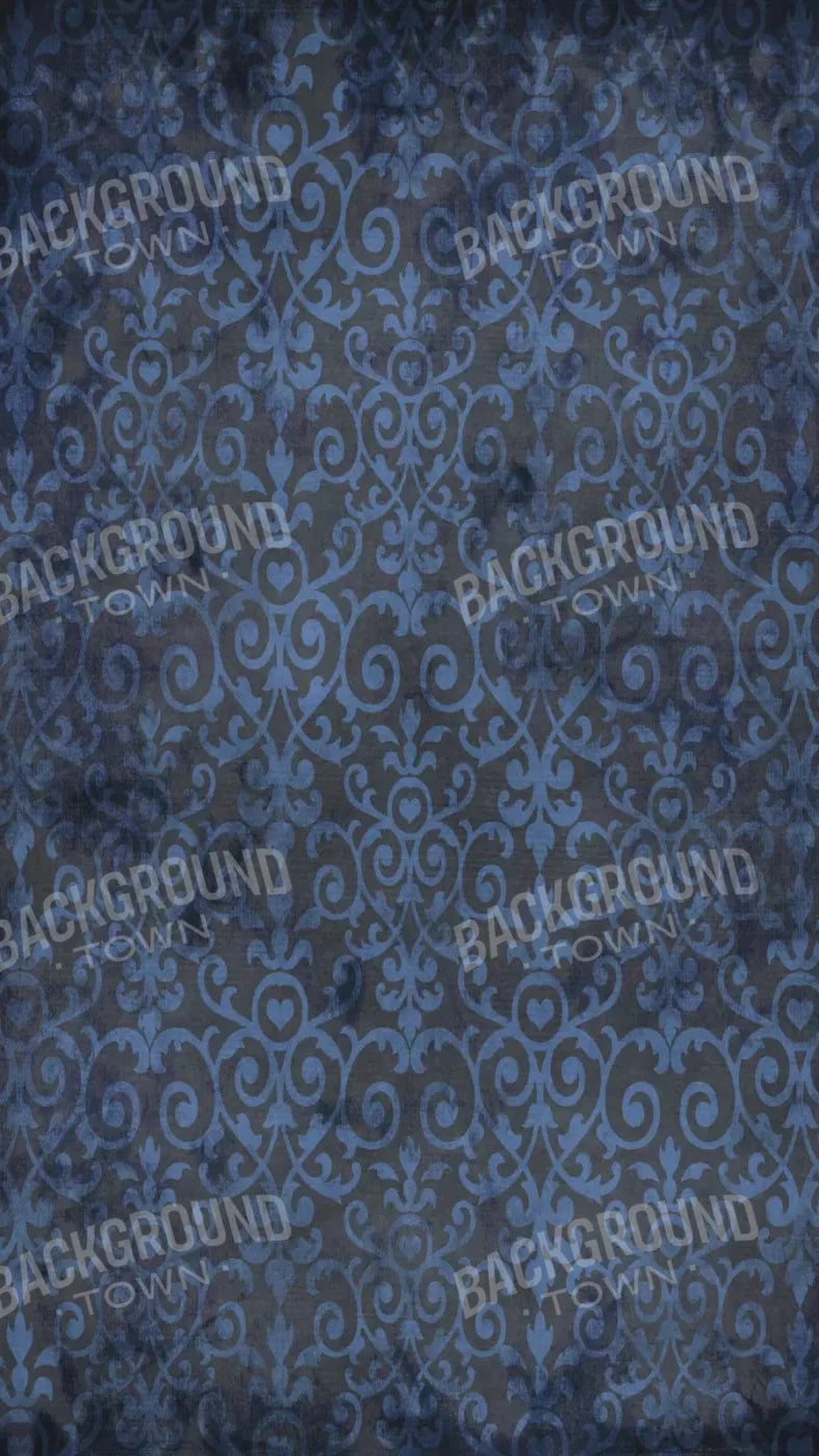Sapphire Damask 8X14 Ultracloth ( 96 X 168 Inch ) Backdrop