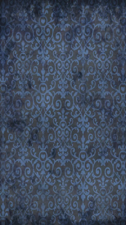Sapphire Damask 8X14 Ultracloth ( 96 X 168 Inch ) Backdrop