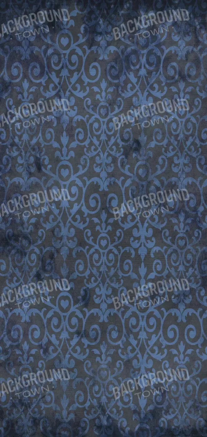 Sapphire Damask 8X16 Ultracloth ( 96 X 192 Inch ) Backdrop