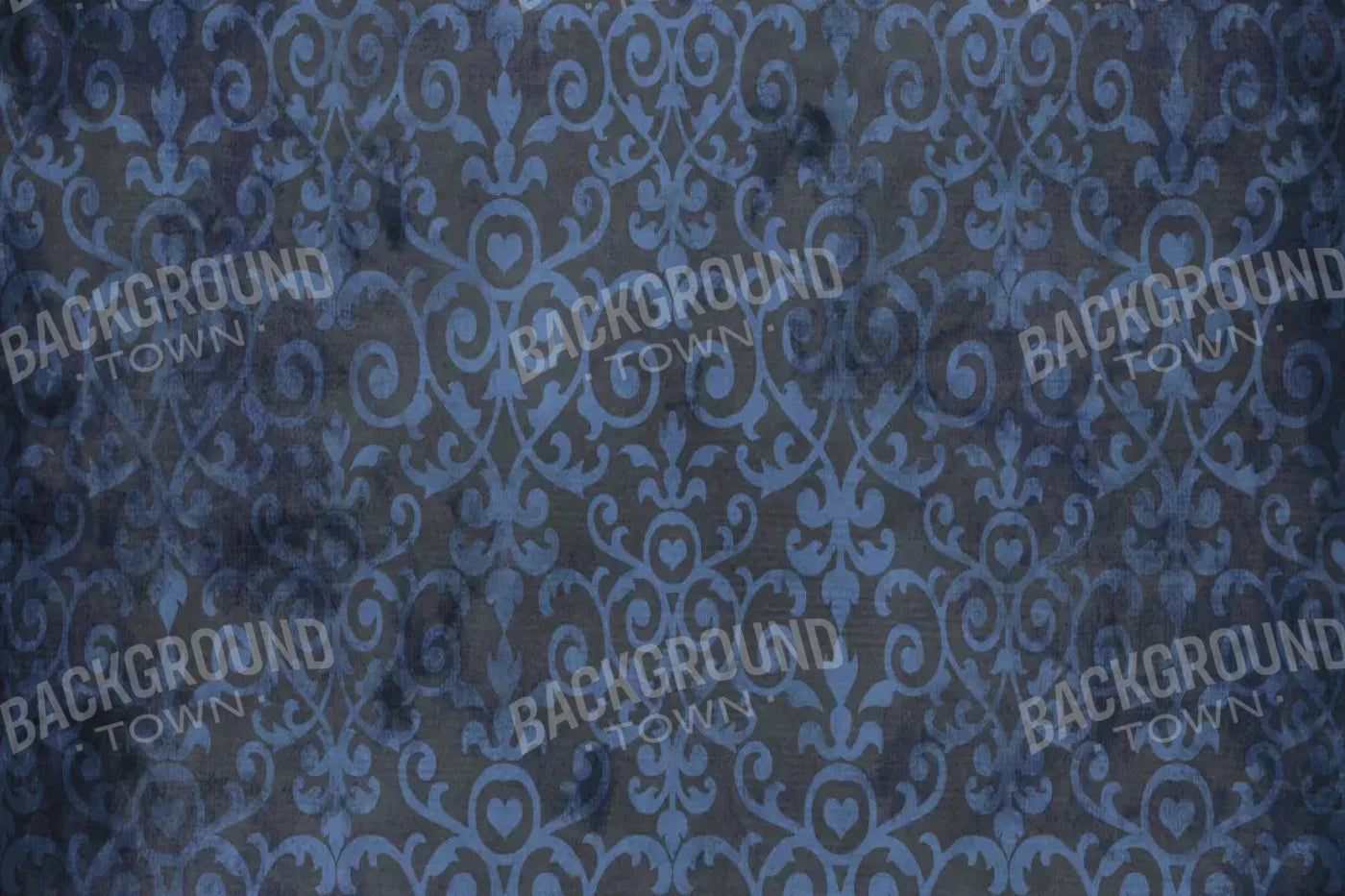 Sapphire Damask 8X5 Ultracloth ( 96 X 60 Inch ) Backdrop