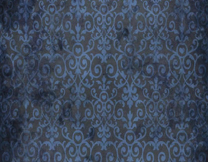 Sapphire Damask 8X6 Fleece ( 96 X 72 Inch ) Backdrop