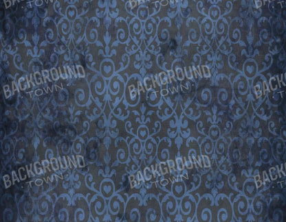 Sapphire Damask 8X6 Fleece ( 96 X 72 Inch ) Backdrop