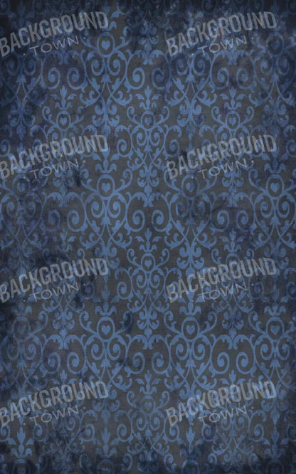 Sapphire Damask 9X14 Ultracloth ( 108 X 168 Inch ) Backdrop