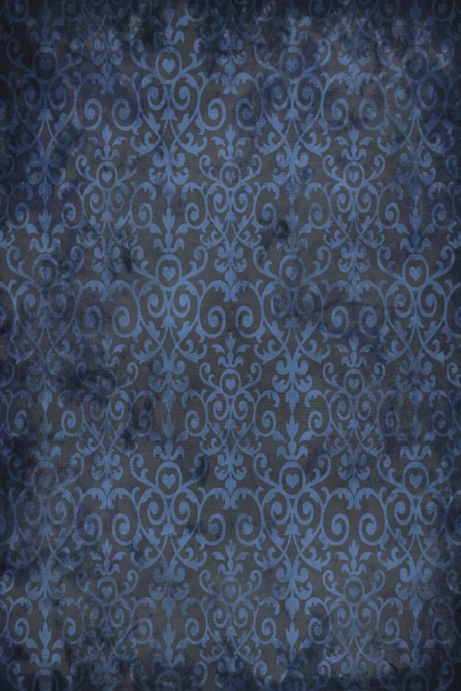 Sapphire Damask Backdrop