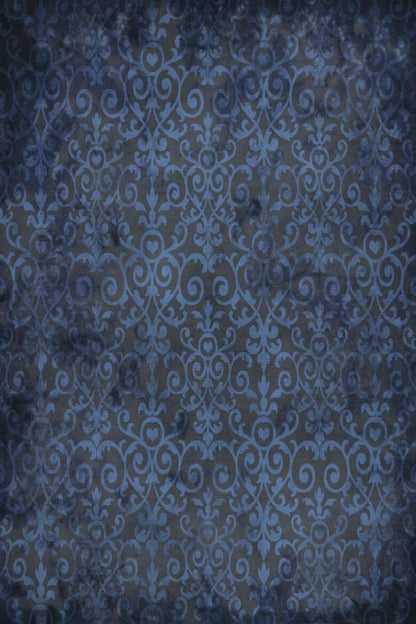 Sapphire Damask Backdrop