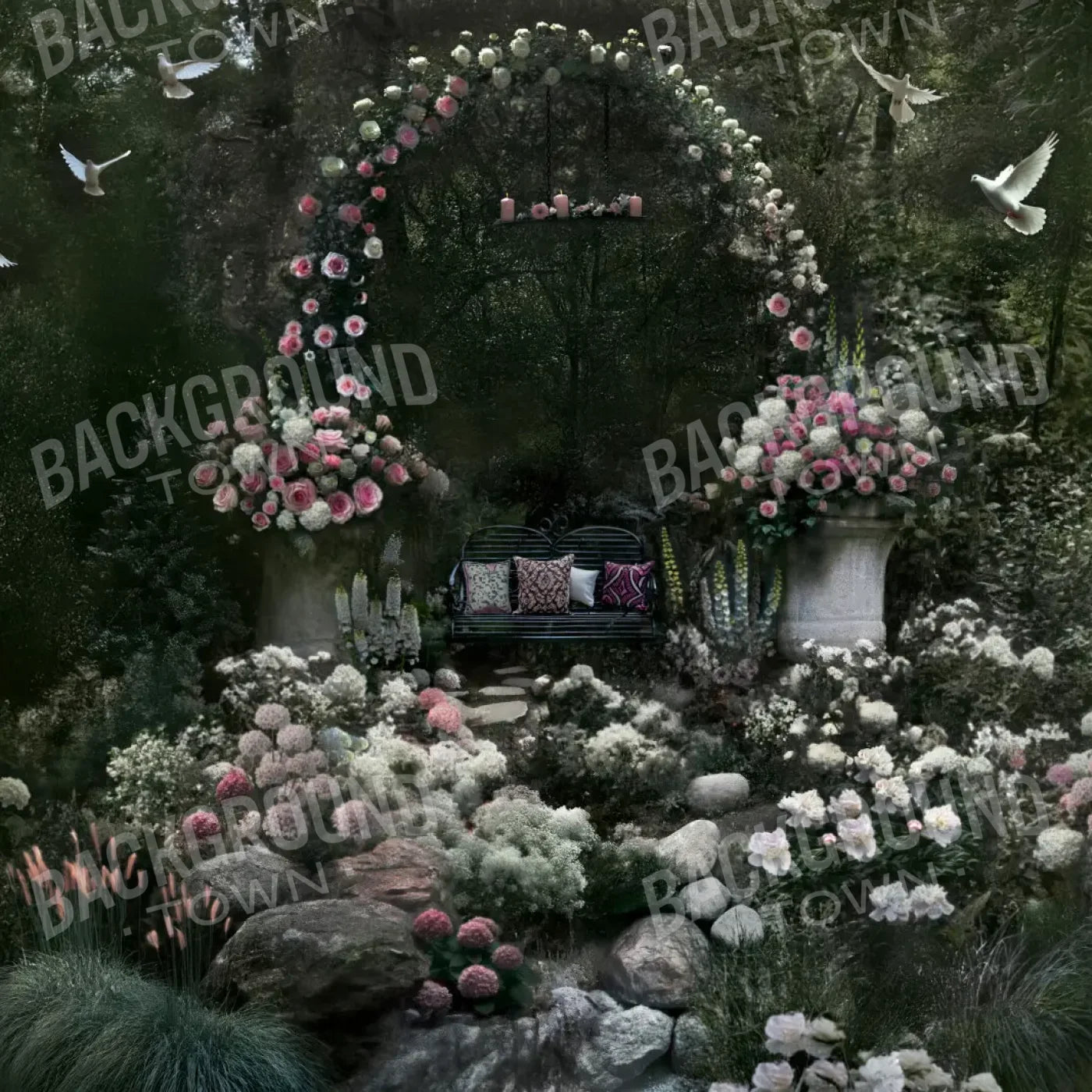 Say Yes 10’x10’ UltraCloth (120 x 120 inch) Backdrop