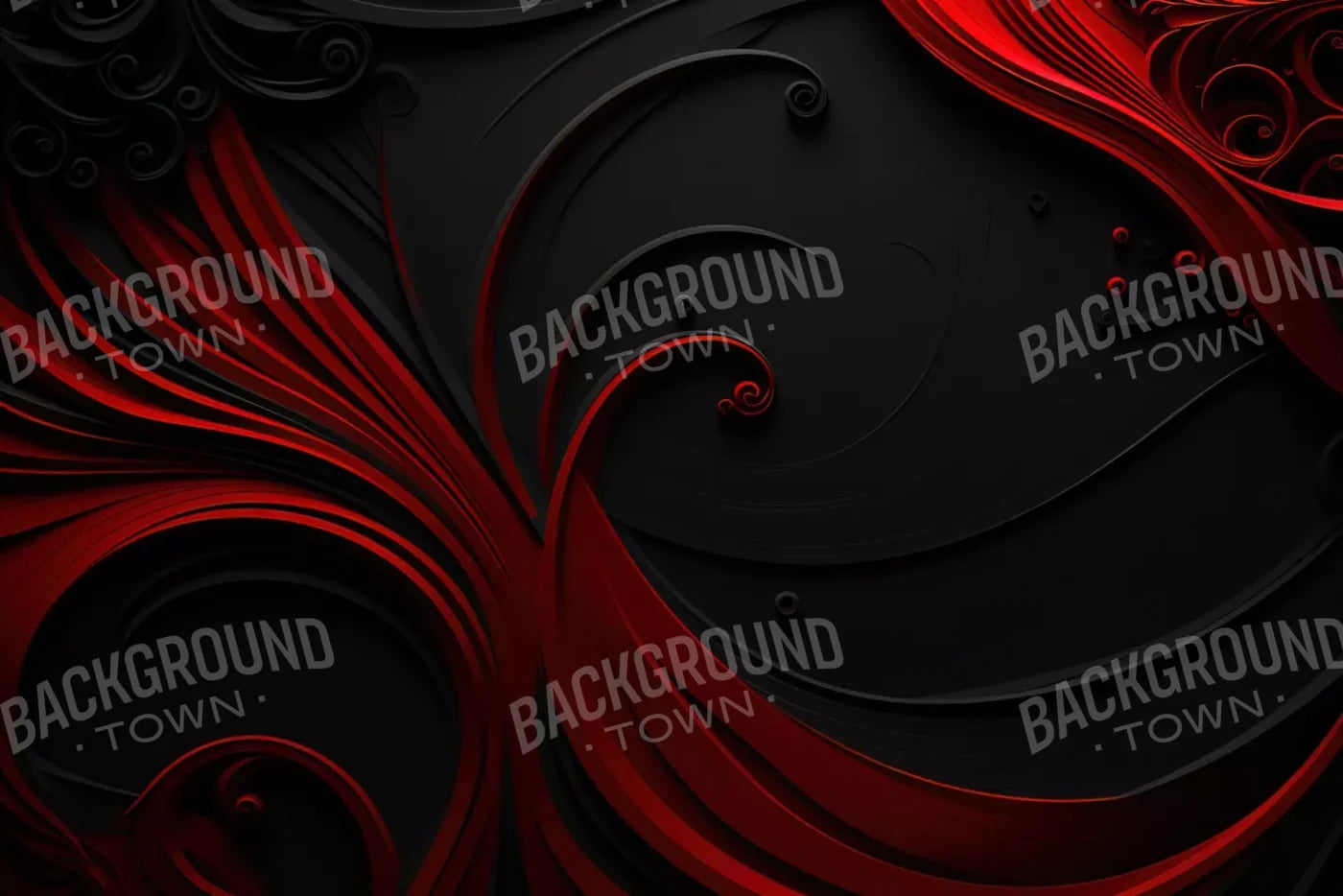 Scarlet And Onyx Quill I 12’X8’ Ultracloth (144 X 96 Inch) Backdrop