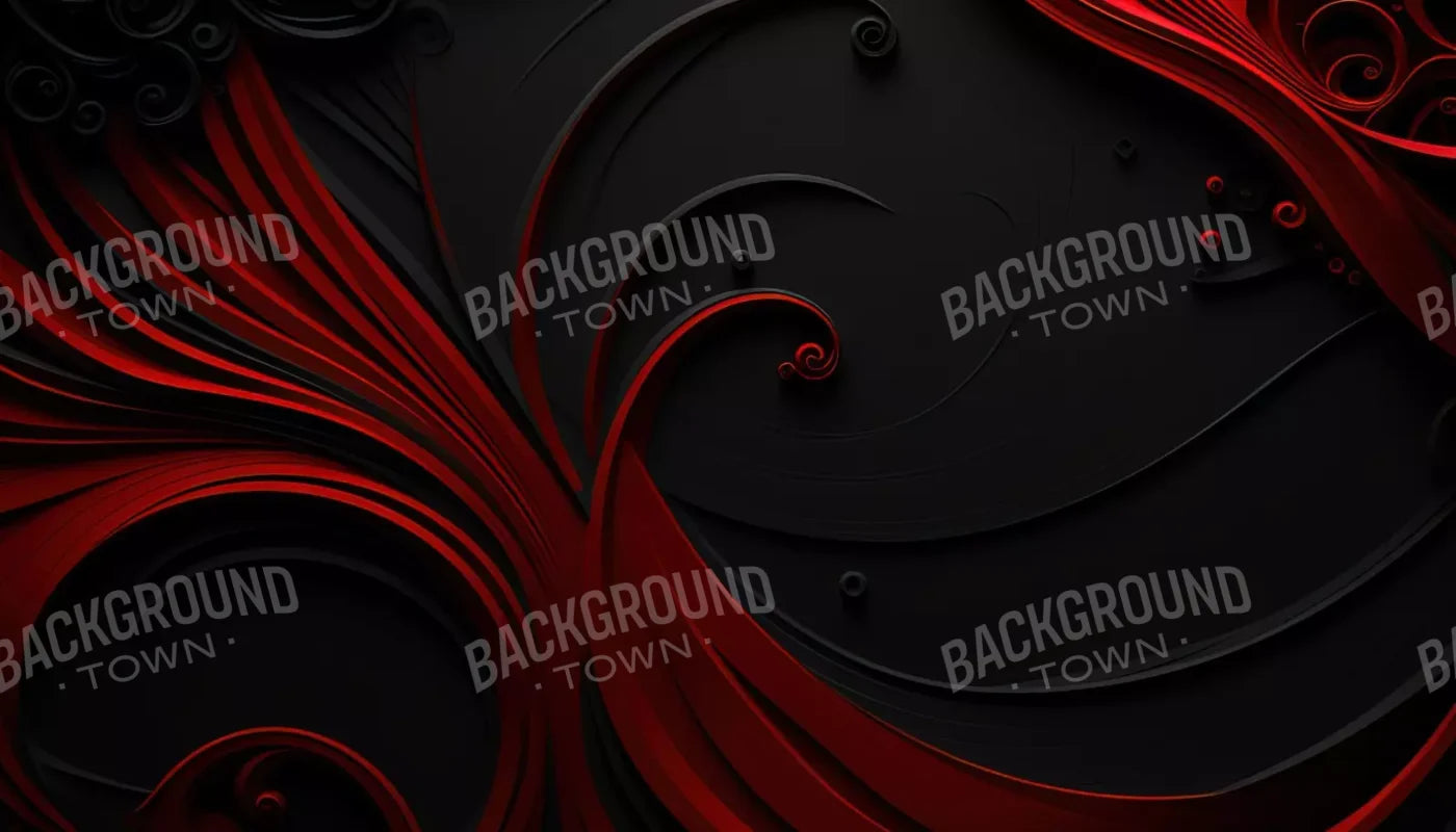 Scarlet And Onyx Quill I 14’X8’ Ultracloth (168 X 96 Inch) Backdrop